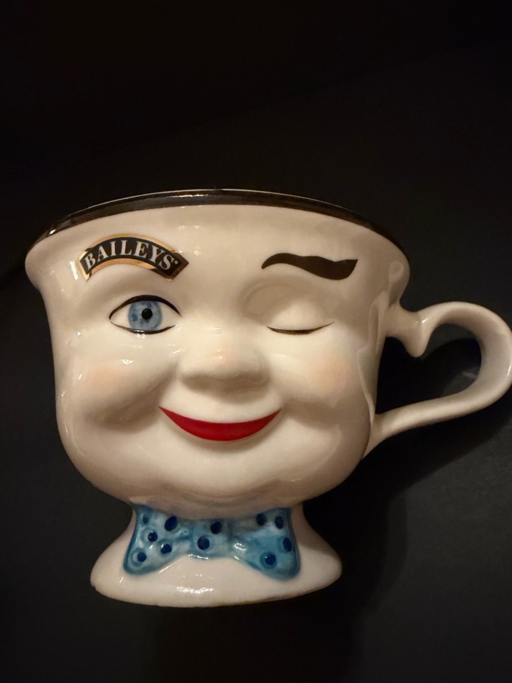 Baileys Irish Cream Tea Cup His Winking Yum 1996 Limited Edition Vintage